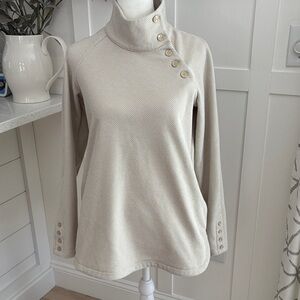 J McLaughlin button neck top